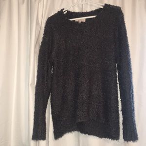 Extremely soft gray with a tint of blue sweater